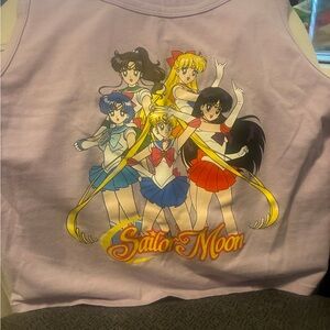 Sailor Moon Lavender Tank Top